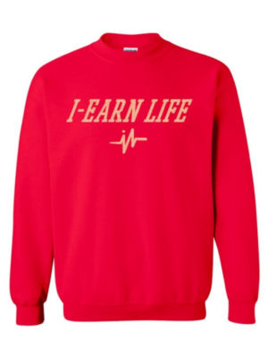 Mens Red Sweat Shirt